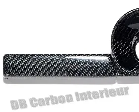 DB Carbon Dash Trim Left Side From Key/Ignition Surround Porsche 957 Cayenne Turbo | Cayenne S 2007-2010