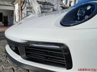 DB Carbon Front Bumper Trim Panel Porsche 992 Carrera | S | 4 | 4S | GTS 2019+ - 1773-0002