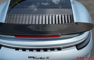 DB Carbon Engine Lid Grill Panel Porsche 992 Turbo | Turbo S 2019+ - 1799-0002
