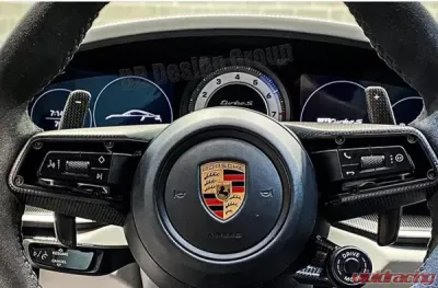 DB Carbon Extended PDK Shift Paddles Steering Wheel R + L Porsche 992 Targa 4 | 4S | GTS 2020+ - 1810TA-0001