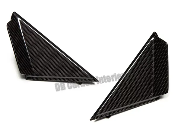 DB Carbon Anti Wind Buffeting Side Mirror Triangles R + L Porsche 992 Targa 4 | 4S | GTS 2020+ - 1845TA-0001