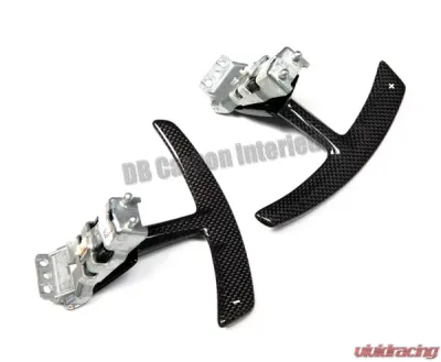 DB Carbon Extended Sport Design Steering Wheel PDK Shift Paddle R + L Porsche 981 Cayman | Cayman S | Cayman GTS 2014-2016 - 1876CAY2-0001