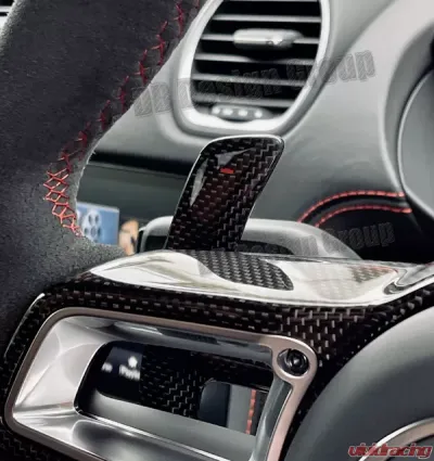 DB Carbon Extended Sport Design Steering Wheel PDK Shift Paddle R + L Porsche 981 Cayman | Cayman S | Cayman GTS 2014-2016 - 1876CAY2-0001