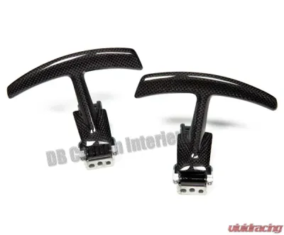 DB Carbon Extended Sport Design Steering Wheel PDK Shift Paddle R + L Porsche 991 Targa/4/4S/GTS 2014-2015 - 1876TA-0002