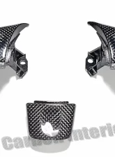 DB Carbon 3x Cover Parts on Sport Steering Wheel Porsche 997 GT3 2007-2009                                     - 198G3-0002 - Image 3