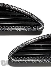 DB Carbon Air Vents on Dashboard R + L Porsche 957 Cayenne Turbo | Cayenne S 2007-2010                                     - 215C2TU-0002 - Image 2
