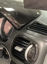 DB Carbon Air Vents on Dashboard R + L Porsche 957 Cayenne Turbo | Cayenne S 2007-2010                                     - 215C2TU-0002 - Image 2
