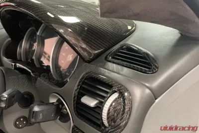 DB Carbon Air Vents on Dashboard R + L Porsche 957 Cayenne Turbo | Cayenne S 2007-2010 - 215C2TU-0002