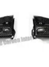 DB Carbon Cover Parts R + L on Multifunction Steering Wheel Manual Transmission Porsche 997 GT3 2007-2009                                     - 230G3-0002 - Image 2