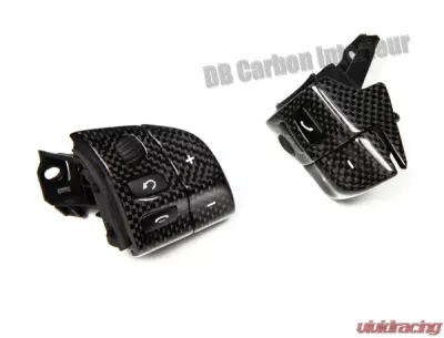 DB Carbon Cover Parts R + L on Multifunction Steering Wheel Tiptronic Porsche 987 Boxster | Boxster S 2004-2009 - 231-0002