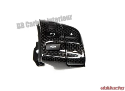 DB Carbon Cover Parts R + L on Multifunction Steering Wheel Tiptronic Porsche 987 Boxster | Boxster S 2004-2009 - 231-0002
