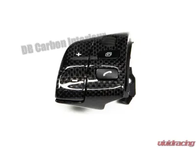 DB Carbon Cover Parts R + L on Multifunction Steering Wheel Tiptronic Porsche 987 Boxster | Boxster S 2004-2009 - 231-0002
