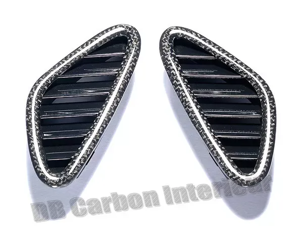 DB Carbon Air Vents on Dashboard R + L Porsche 997.2 Turbo 2010-2013 - 233TU2-0001