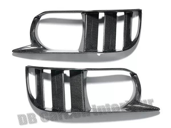 DB Carbon Exhaust Surrounds Rear Bumper R + L Porsche 997 GT2 2007-2009 - 260-0002