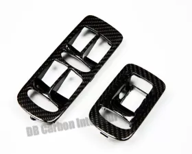 DB Carbon Surround for Window Central Locking-Switches Front R + L Porsche 957 Cayenne Turbo | Cayenne S 2007-2010