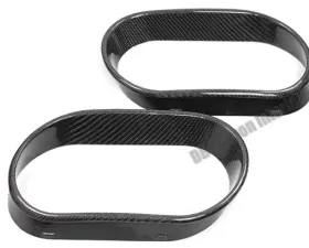 DB Carbon Exhaust Surrounds R + L Porsche 957 Cayenne | Cayenne S 2007-2010
