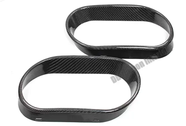 DB Carbon Exhaust Surrounds R + L Porsche 957 Cayenne GTS 2007-2010 - 277CGTS-0001