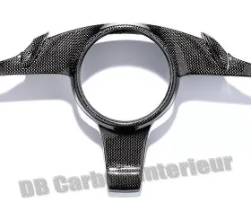 DB Carbon Cover on Steering Wheel/Surround for Airbag w/Tiptronic Switches R + L Porsche 981 Cayman | Cayman S | Cayman GTS 2014-2016
