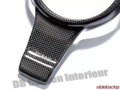DB Carbon Cover on Steering Wheel/Surround for Airbag w/Tiptronic Switches R + L Porsche 981 Cayman | Cayman S | Cayman GTS 2014-2016 - 334CAY3-0001