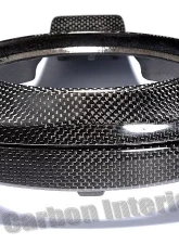 DB Carbon Cover on Steering Wheel/Surround for Airbag w/Tiptronic Switches R + L Porsche 981 Cayman | Cayman S | Cayman GTS 2014-2016                                     - 334CAY3-0001 - Image 3