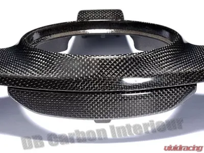 DB Carbon Cover on Steering Wheel/Surround for Airbag w/Tiptronic Switches R + L Porsche 981 Cayman | Cayman S | Cayman GTS 2014-2016 - 334CAY3-0001