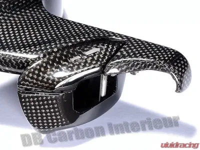 DB Carbon Cover on Steering Wheel/Surround for Airbag w/Tiptronic Switches R + L Porsche 981 Cayman | Cayman S | Cayman GTS 2014-2016 - 334CAY3-0001