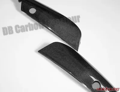 DB Carbon Front Bumper Lip Edges R + L Porsche 997.2 Carrera 2009-2011 - 408CA2-0002
