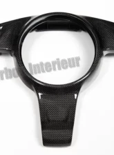 DB Carbon Cover on Steering Wheel/Surround for Airbag w/Tiptronic Switches R + L Multifunction Porsche 997.2 Carrera 2009-2011                                     - 418-0001 - Image 5