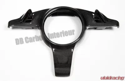 DB Carbon Cover on Steering Wheel/Surround for Airbag w/Tiptronic Switches R + L Multifunction Porsche 987.2 Boxster | Boxster S 2009-2012 - 418BO2-0001
