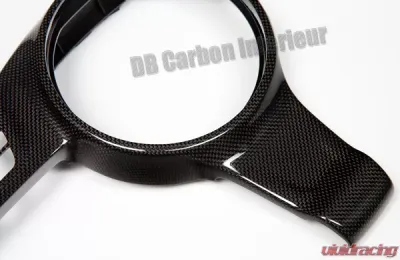 DB Carbon Cover on Steering Wheel/Surround for Airbag w/Tiptronic Switches R + L Multifunction Porsche 987.2 Cayman | Cayman S 2009-2012 - 418CAY2-0002