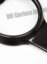 DB Carbon Cover on Steering Wheel/Surround for Airbag w/Tiptronic Switches R + L Multifunction Porsche 981 Cayman | Cayman S | Cayman GTS 2014-2016                                     - 418CAY3-0002 - Image 3