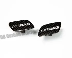 DB Carbon Airbag Emblem Door Panel R + L Porsche 987.2 Cayman | Cayman S 2009-2012