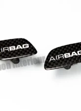 DB Carbon Airbag Emblem Door Panel R + L Porsche 987.2 Spyder 2010-2012                                     - 737SY-0001 - Image 3