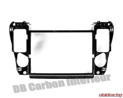 DB Carbon 106e-0001 Holder/Support for the Upper Center Console Onepart - Carbon Black | Gloss Finish Porsche 996 Turbo 2001-2005 - 106e-0001
