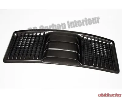 DB Carbon Engine Lid Grill Panel - Carbon Black | Matte Finish Porsche 991.2 Turbo | Turbo S 2016-2019 - 1551-0002