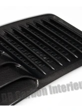 DB Carbon Engine Lid Grill Panel - Carbon Black | Matte Finish Porsche 991.2 Turbo | Turbo S 2016-2019                                     - 1551-0002 - Image 2
