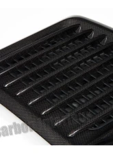 DB Carbon Engine Lid Grill Panel - Carbon Black | Matte Finish Porsche 991.2 Turbo | Turbo S 2016-2019                                     - 1551-0002 - Image 4
