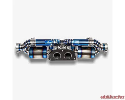 Ryft Titanium Cat-Back Exhaust w/ Valve + Black Tips - RTI-PORS-92GT3-PE