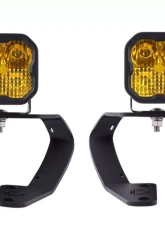 Diode Dynamics Ditch Light Kit SS3 Pro Yellow Combo Toyota 4Runner 2010-2023                                     - DD6749 - Image 5