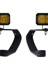 Diode Dynamics C2 2.0 Pro Yellow Combo LED Ditch Light Kit Toyota 4Runner 2010-2024                                     - DD6753 - Image 5