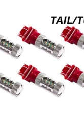 Diode Dynamics 3157 HP48 LED Red (SIX) Ford Mustang 1996-2004                                     - DD0056H - Image 3