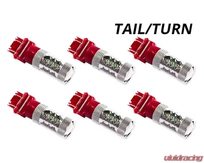 Diode Dynamics 3157 HP48 LED Red (SIX) Ford Mustang 1996-2004 - DD0056H