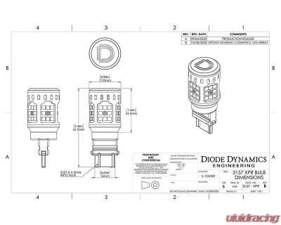 Diode Dynamics 3157 XPR LED Cool White (PAIR) - DD0378P