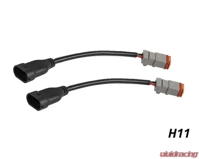 Diode Dynamics H11 DT 2-Pin Adapter (PAIR) - DD4078