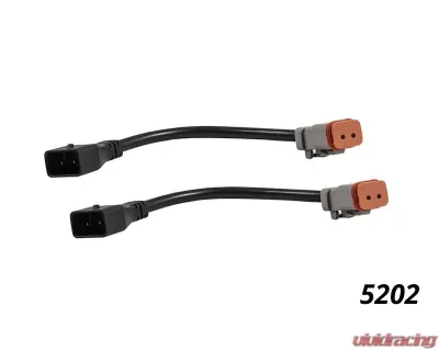 Diode Dynamics 5202 DT 2-Pin Adapter Wires (PAIR) - DD4079