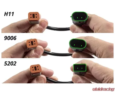 Diode Dynamics 5202 DT 4-Pin Backlight Tap Wire Kit (PAIR) - DD4107P
