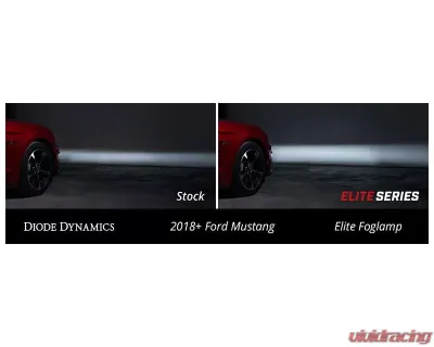 Diode Dynamics Elite Series Combination Fog Lamp Cool White (Pair) Ford Mustang 2018-2023 - DD5132
