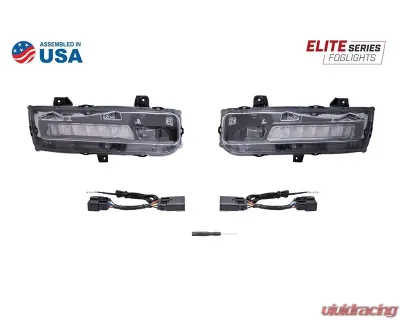 Diode Dynamics Elite Series Combination Fog Lamp Cool White (Pair) Ford Mustang 2018-2023 - DD5132