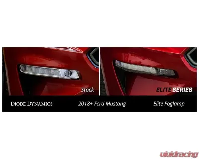 Diode Dynamics Elite Series Combination Fog Lamp Cool White (Pair) Ford Mustang 2018-2023 - DD5132