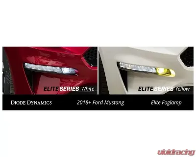 Diode Dynamics Elite Series Combination Fog Lamp Cool White (Pair) Ford Mustang 2018-2023 - DD5132